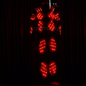 Full color led dance costume for stage performance